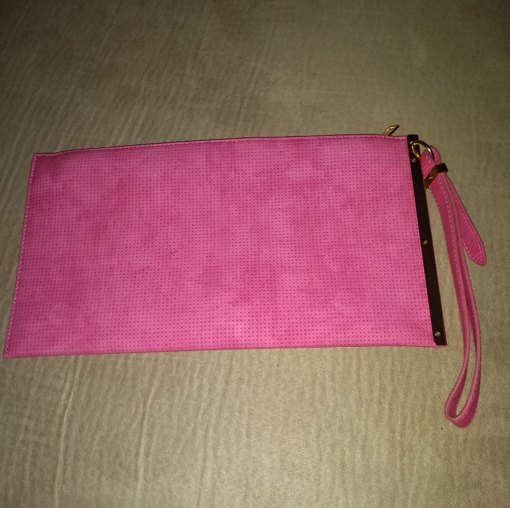 Pink clutch